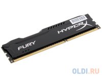   Kingston HyperX Fury DDR3 4Gb, PC12800, DIMM, 1600MHz (HX316C10FB/4) Black Series