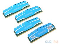   Crucial Ballistix Sport XT DDR3 32Gb (4x8Gb), PC12800, DIMM, 1600MHz (BLS4C8G3D16