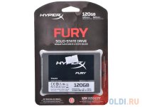   SSD 2.5" 120 Gb Kingston SATA 3 HyperX Fury (R500/W500MB/s) (SHFS37A/120G)