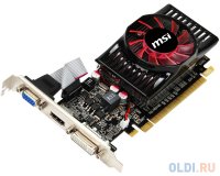  1Gb (PCI-E) MSI N620GT-MD1GD3/LP  CUDA (GFN620, GDDR3, 64 bit, HDCP, VGA, DVI, HDMI, Low