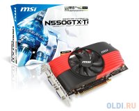  1Gb (PCI-E) MSI N550GTX-Ti-M2D1GD5  CUDA (GFN550Ti, GDDR5, 192 bit, HDCP, 2*DVI, mini HD