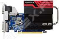  2Gb (PCI-E) ASUS GT620 DIRECT CU SILENT  CUDA (GFGT620, GDDR3, 64 bit, VGA, DVI, HDMI, L