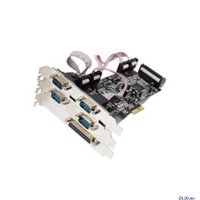  ST-Lab I-461 PCI-E x1 5 ext (4xCOM+ 1x LPT ), Retail