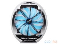  Aerocool Silent Master 20  "Blue LED" ( ), 3+4 pin, 76 CFM, 800+-200 RPM,