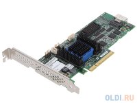  Adaptec ASR-6405 (PCI-E v2 x8, LP) SGL SAS 6G, RAID 0,1,10,5,6,50, 4port(intSFF8087), 512