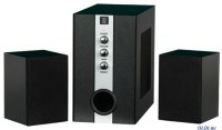  T&D TDE 121 - 2.1 Black systems,12W, Sat - 2x3W, SW-6W RMS, 50-18000Hz, S/N -60dB (SW, Sat -