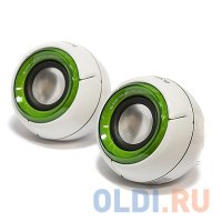  Dialog Colibri AC-37UP White-Green - 2.0, 6W RMS, ,   USB