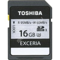   SDHC 16Gb Class 10 UHS-I   (Toshiba EXCERIA SD-X16UHS1(6))