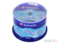  CD-R 80 Verbatim 52x CB/50 Crystal