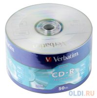  CD-R 80min 700Mb Verbatim 52x Shrink/50 DataLife 43787