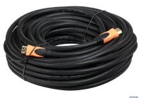  HDMI 19M/19M 20m ver:1.4 +3D/Ethernet AOpen [ACG532-20M] NYLON Braid, 24K Gold, black+orange