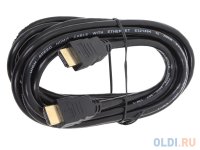  3Cott HDMI 19M/M 3C-HDMI-002GP-3.0M,  1.4, 3D + Ethernet, 30AWG,  