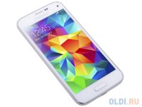  Samsung GALAXY S5 mini DUOS (SM-G800H) 16Gb White 2SIM/4.5"/ 720x1280/1400 / 3G/ LTE/ An