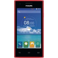  Philips S309 (Red) 2Sim/ 4" TFT 480x800/5 /0.3  /Andr 4.4/GPS/WiFi/1600 