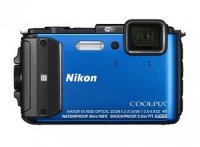  Nikon Coolpix AW130 Blue (16Mp, 5x zoom, SD, USB, 3", GPS+, ) (