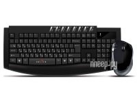 OKLICK Wireless Keyboard & Optical Mouse (230M) (- Ergo, /, USB,FM+ 5 , Roll, USB, FM)