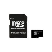   MicroSD 4Gb Silicon Power (SP004GBSTH010V10) Class 10 microSDHC + adapter