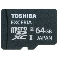   Toshiba SD-CX64UHS1 + SD adapter