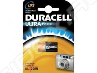   CR123A (Duracell DL123A Ultra)