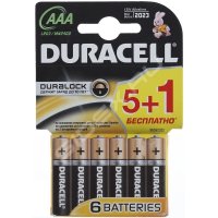   AAA (Duracell Basic LR03-6BL) (5+1)