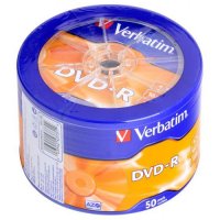 DVD-R Verbatim Matt Silver 4,7Gb 16x 50 ., Wagon Wheel,   AZO (43731)