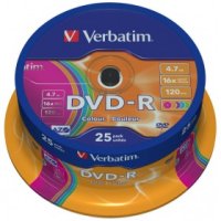  DVD+R Verbatim 4.7Gb 4x Paper box (5 ) (43821)