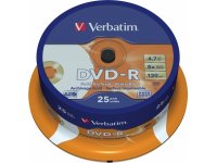  DVD+RW Verbatim 1.46Gb 4x 8cm Cake Box Photo Printable (10 ) (43641)