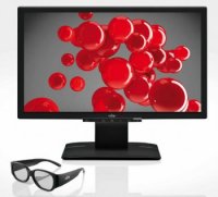  23" Fujitsu P23T-6 FPR Black IPS LED 5ms 16:9 DVI DispPort M/M 3D HAS Pivot 2M:1 250cd