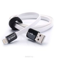 Zetton Flat USB  Apple 8 pin, Black White (ZTLSUSBFCA8)