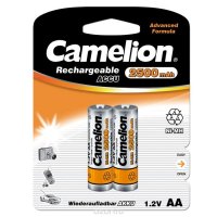 Camelion AA-2500mAh Ni-Mh BL-2 (NH-AA2500BP2) , 1.2  (2 )