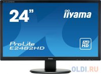  24" iiYama Pro Lite E2482HD-B1  TFT-TN 1920x1080 250 cd/m^2 5 ms DVI VGA