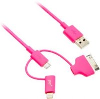  PQI i-Cable Multi-Plug Pink