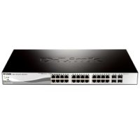    D-Link DGS-1210-28  24  10 / 100 / 1000  /  4 