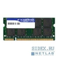   Silicon Power DDR2-800 1GB SO-DIMM [SP001GBSRU800S02]