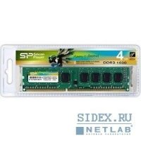   Silicon Power DDR3 DIMM 4GB (PC3-12800) 1600MHz SP004GBLTU160N01