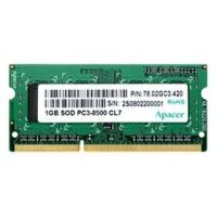   Apacer DDR3 1066 ECC SO-DIMM 1Gb