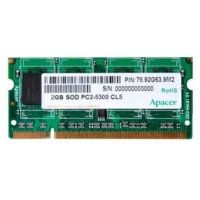   Apacer DDR2 667 ECC SO-DIMM 2Gb