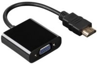  HDMI-VGA Hama H-54569 HDMI/VGA(f) (0.1 ) .    3.5 , FullHD