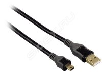  USB 2.0 A (m) - USB 2.0 miniB (m) 3  Gold (Hama H-53735) ()