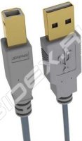  USB A (m) - USB B (m), GOLD,   Sparks SG1191 3 