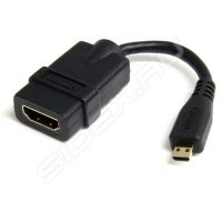  micro-HDMI - HDMI(F) 0.15  (Flextron ACHH-micHMHF-01-P1)