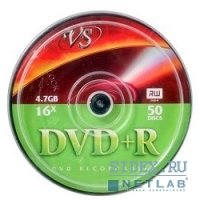  VS DVD+R 4.7Gb 16x  ake Box (50 ) (VSDVDPRCB5001)