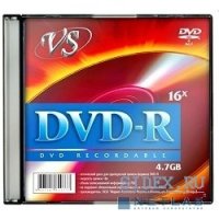  VS DVD-R 4.7Gb 16x Slim Case (5 ) (VSDVDRSL501)