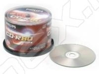  CD-R Philips 700Mb 52x Cake Box (50-) (CDR80D52H/600)