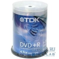  DVD+R TDK 4.7Gb 16  Cake Box (100 ) (75000003931)