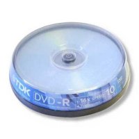  DVD-R TDK 4.7Gb 16x Shrink Case (10 ) (t78650)