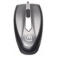   Manhattan MO1 Optical Mini Mouse 177962 Silver USB