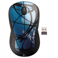  Logitech M310 Wireless Mouse with Nano Receiver Black-Blue USB