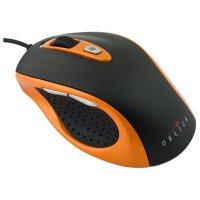  Oklick 404 S Optical Mouse Black-Orange USB