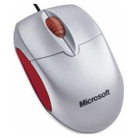  Microsoft Notebook Optical Mouse Silver-Red USB